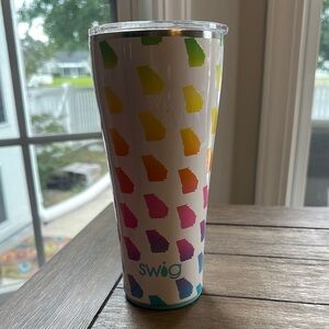 Muliticolor SWIG Tumbler with Georgia Ombré Design
